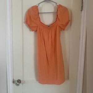 Abercrombie linen blend mini dress